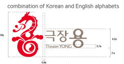 combination of Korean and English alphabets